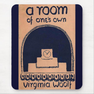 Mousepad Cobrir do Livro de Virginia Woolf A Sala do Própr