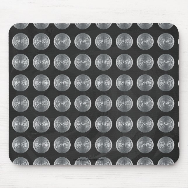 Mousepad Cobrir Manhole NYC (Frente)