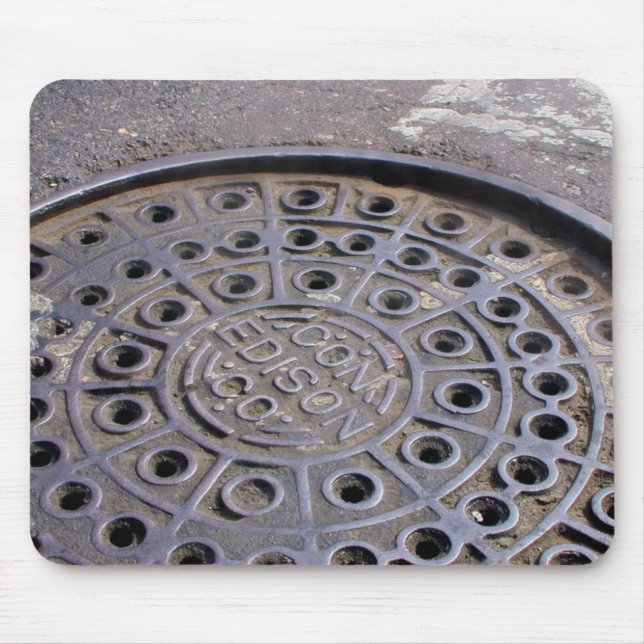 Mousepad Cobrir NYC de Edison do engodo (Frente)