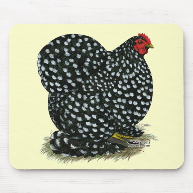 Mousepad Cochin Mottled Hen (Frente)