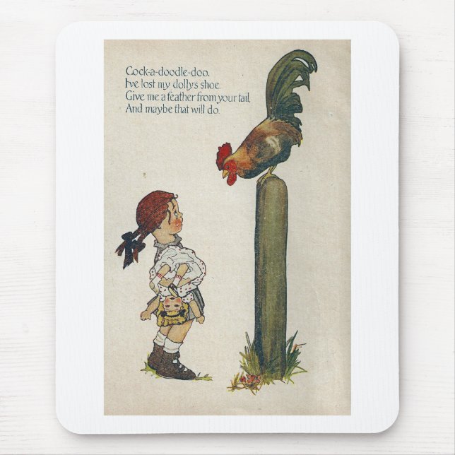 Mousepad Cock-a-doodle-doo (Frente)