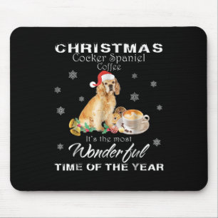Mousepad Cocker Spaniel  Café de Cocker Spaniel de Natal