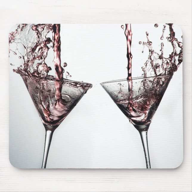 Mousepad Cocktail cor-de-rosa 4 (Frente)