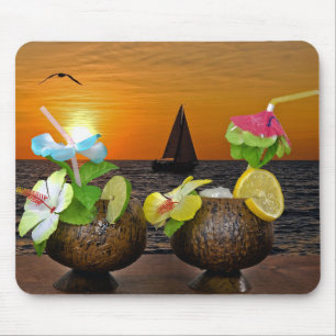 Mousepad Cocktails de Hora Feliz