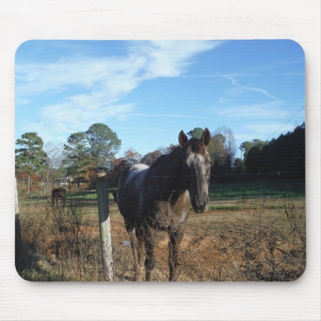 Mousepad Coco e cavalo castanho creme (Frente)