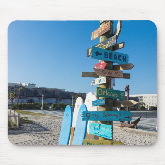 Mousepad Cocoa Beach Tiki Totem (Frente)