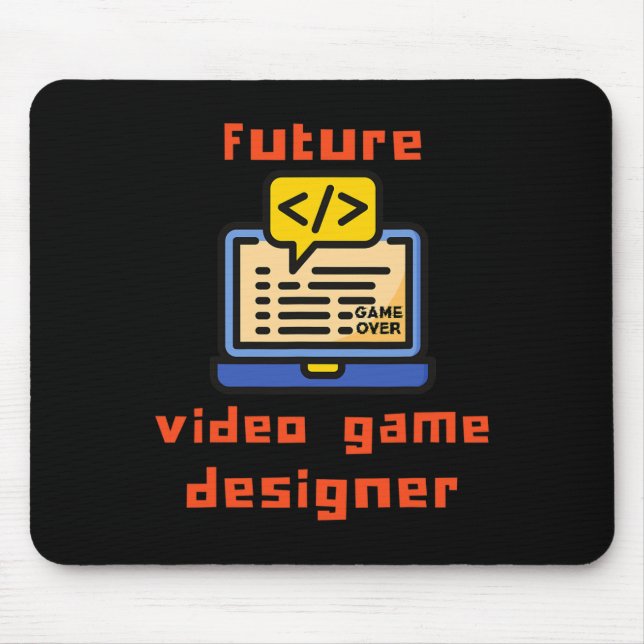 Mousepad Codificador do Programador do Video Game Designer (Frente)