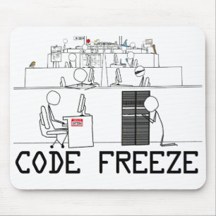 Mousepad Codifique o tapete do rato do gelo