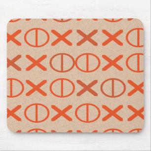 Mousepad CODIFIQUE símbolos vermelhos em toda a cor