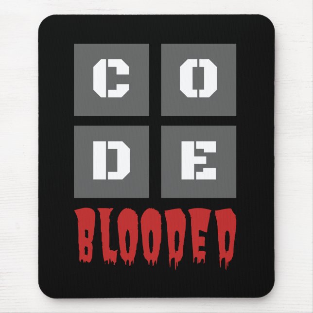 Mousepad CÓDIGO Codificado Programador de Computador Engraç (Frente)