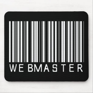Mousepad Código de barras do Webmaster