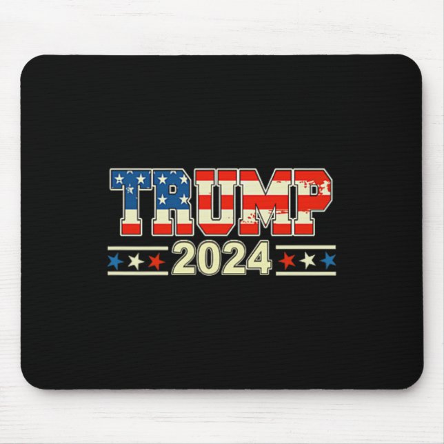 Mousepad Código de Dança do Presidente Trump Qr Engraçado ( (Frente)