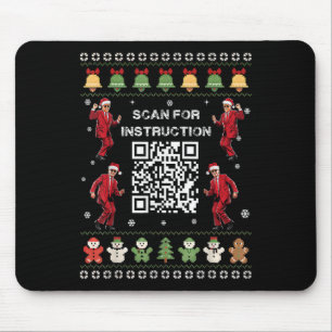 Mousepad Código de Dança Trump Qr Presidente Scan Para Inst