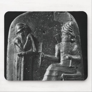 Mousepad Código de Hammurabi, parte superior do stele