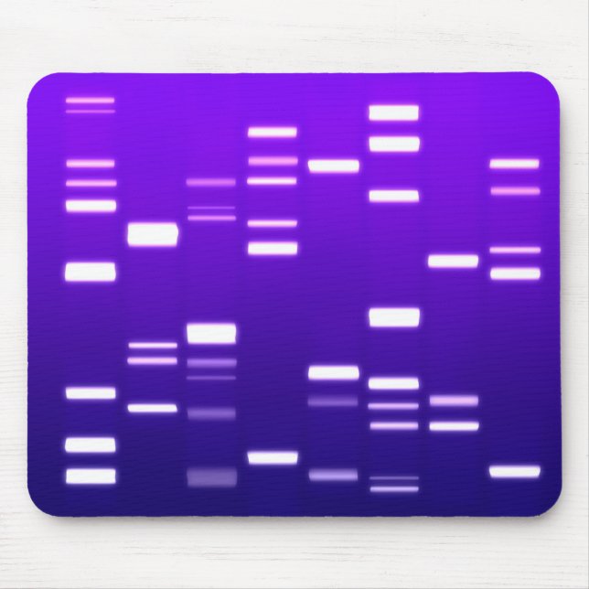 Mousepad Código Genético DNA Roxo (Frente)