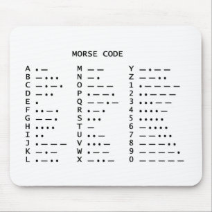 MOUSEPAD CÓDIGO MORSE