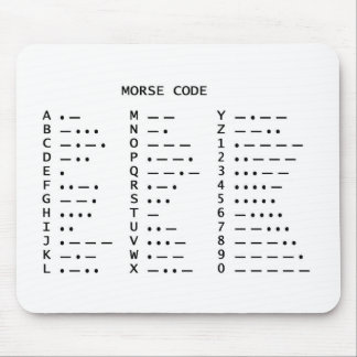MOUSEPAD CÓDIGO MORSE