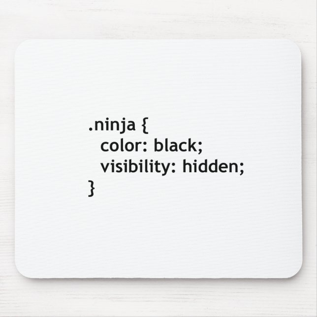 Mousepad código ninja, script (Frente)