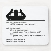Código Python - Sua mãe era um hamster