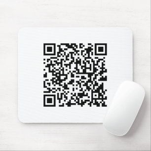 Mousepad Código QR Criado instantaneamente (digitando seu U