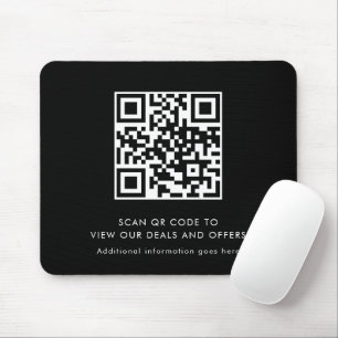 Mousepad Código QR Moderno de Promoção Empresarial
