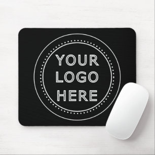 Mousepad Código QR Preto Elegante e Esbelto