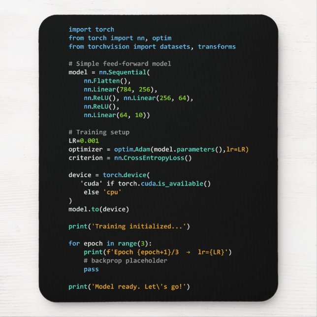 Mousepad Coding Humor - Developer Logic and Tech Life (Frente)