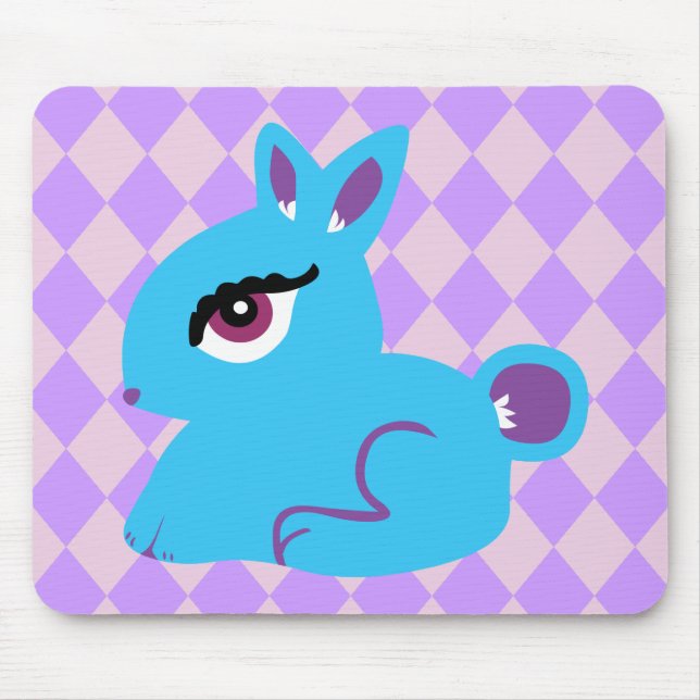 Mousepad Coelho Azul (Frente)