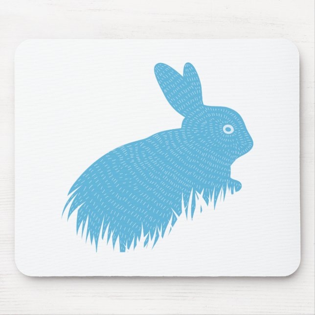 Mousepad Coelho azul (Frente)