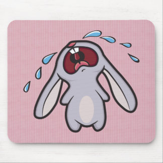 Mousepad Coelho Bawling de grito triste do coelho |