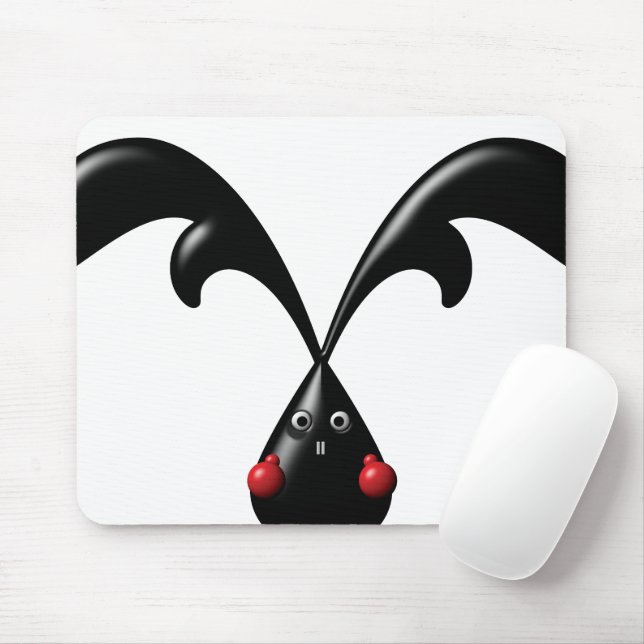 Mousepad Coelho Boxeador Bunny Fofo e Durão (Com mouse)