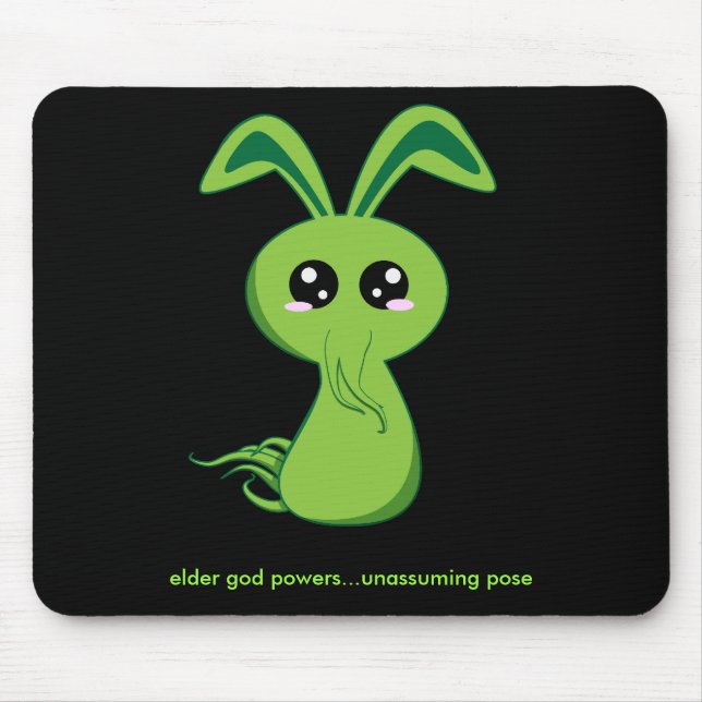 Mousepad Coelho de Cthulhu (Frente)