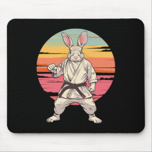 Mousepad Coelho de Judô Natureza Kickboxing Taekwondo Arte 