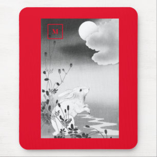 MOUSEPAD COELHO DE PAD DE MOUSE RELATIVAMENTE AO JAPONÊS DE