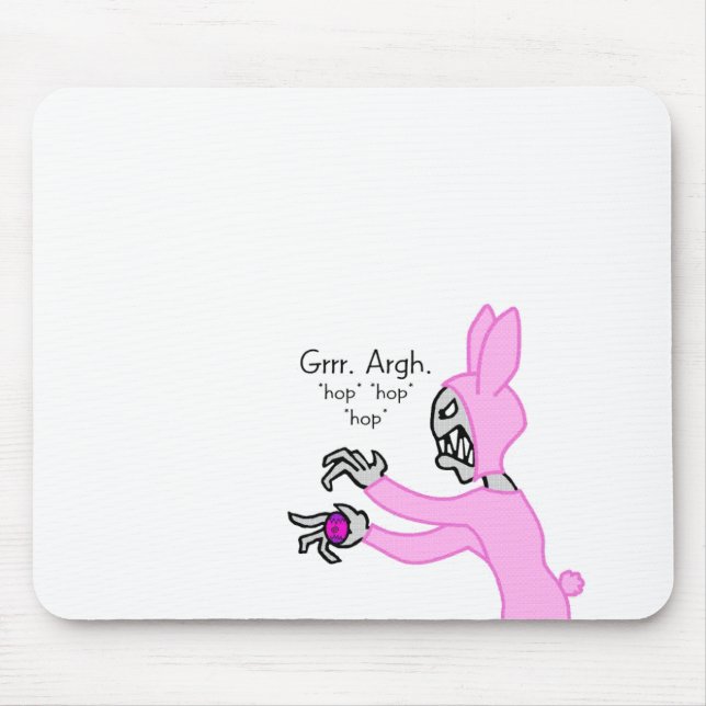 Mousepad coelho do grr argh (Frente)