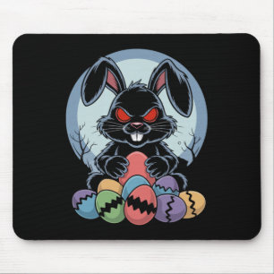 Mousepad Coelho do Mal do Dia das Bruxas Assustador Monstro