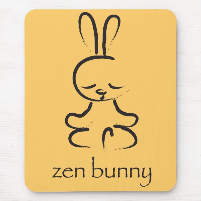 Mousepad Coelho do zen (Frente)