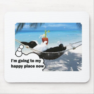 Mousepad Coelho holandês no lugar feliz