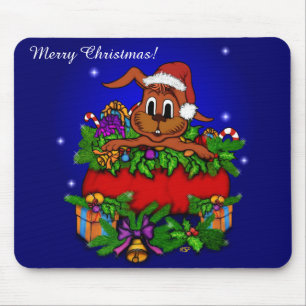 Mousepad Coelho Natal