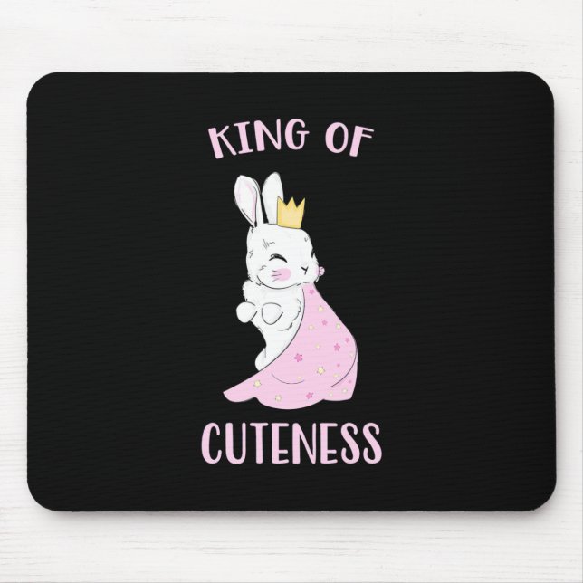 Mousepad Coelho Rei Da Cutenza (Frente)