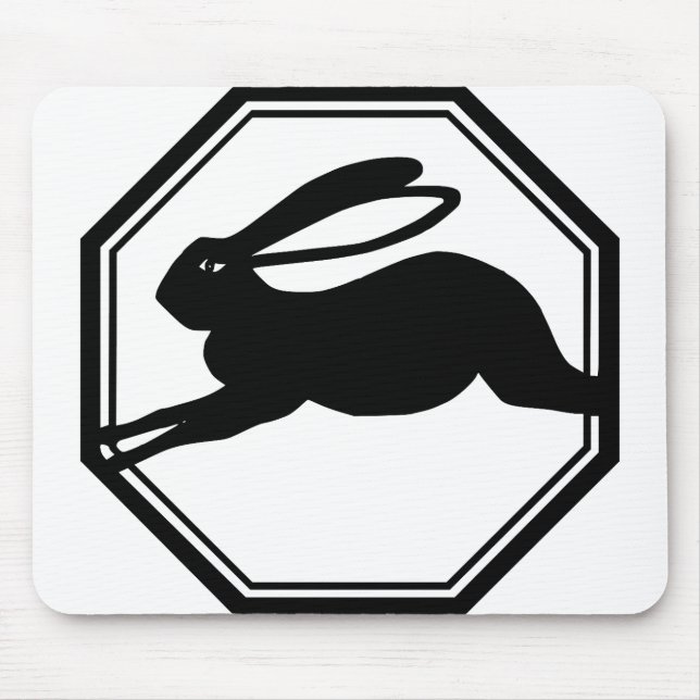 Mousepad Coelho Saltante (Frente)
