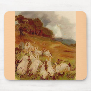 Mousepad Coelhos do vintage