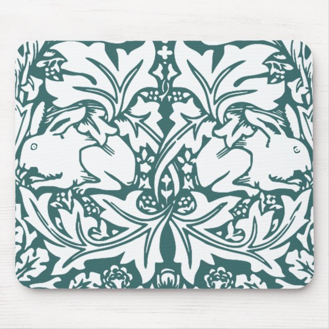 Mousepad Coelhos Vintage (Frente)