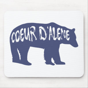 Mousepad Coeur d'Alene Idaho Bear