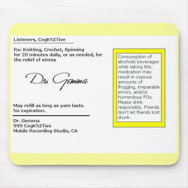 Mousepad CogKNITive RX (Frente)