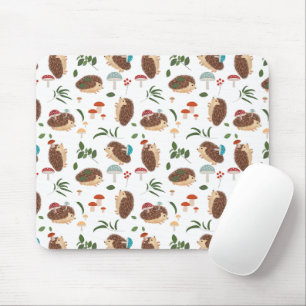 Mousepad Cogumelos deouriço Fofos Animais da Floresta Silve