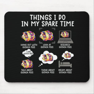Mousepad Coisas Engraçadas Que Eu Faço No Meu Tempo Livre