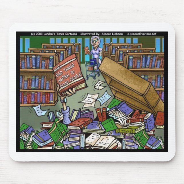 Mousepad Coisas ruins acontecem 2 presentes bons e divertid (Frente)