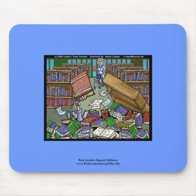 Mousepad Coisas Ruins Acontecem Com Pessoas Boas Diversão M (Frente)