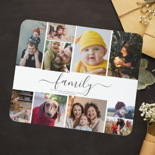Mousepad Colagem de 10 fotos Família Fofo Amor Lembrança